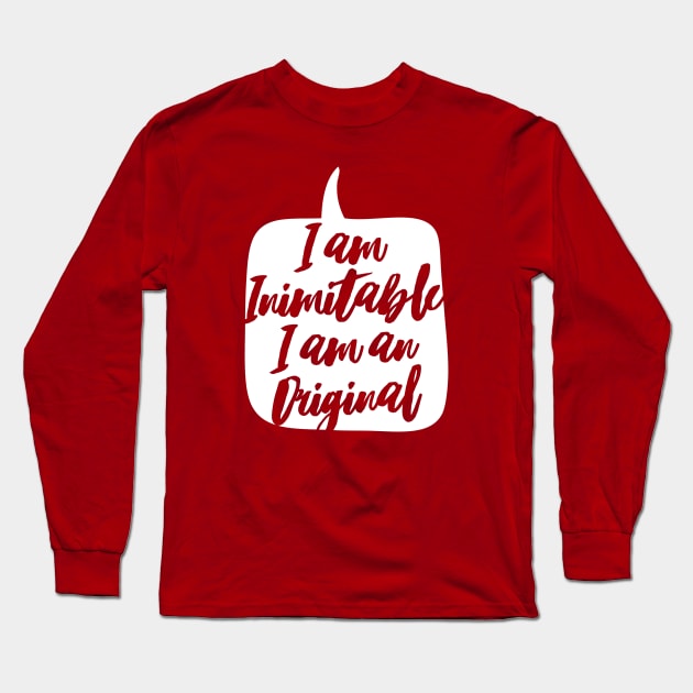 I am Inimitable Long Sleeve T-Shirt by FandomFeelsPH07